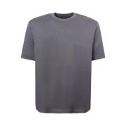 Herno Grå Crew-neck T-shirt - Regular Fit Gray, Herr