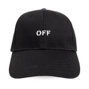 Off White Baseballkeps med logotyp Black, Herr