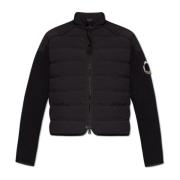 Moncler Kofta med dun fram Black, Dam