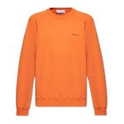 Stone Island Sweatshirt med logotyp Orange, Herr