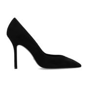 Stuart Weitzman Eva mocka stiletto pumps Black, Dam