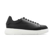 Emporio Armani Sneakers med logotyp Black, Herr