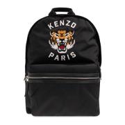 Kenzo Ryggsäck med logotyp Black, Herr