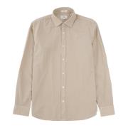 Hartford Sommar skjorta med slim fit Beige, Herr