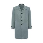 Boglioli Grön Virgin Wool Duster Coat Green, Herr