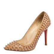 Christian Louboutin Pre-owned Pre-owned Laeder klackskor Beige, Dam