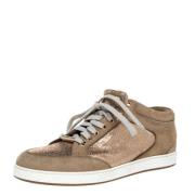 Jimmy Choo Pre-owned Pre-owned Mocka sneakers Beige, Dam