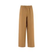 Fabiana Filippi Straight Trousers Brown, Dam