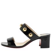 Christian Louboutin Pre-owned Pre-owned Laeder sandaler Black, Dam