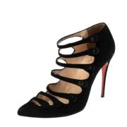 Christian Louboutin Pre-owned Pre-owned Mocka klackskor Black, Dam