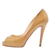 Christian Louboutin Pre-owned Pre-owned Laeder klackskor Beige, Dam