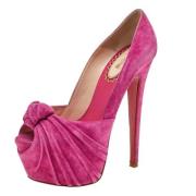 Christian Louboutin Pre-owned Pre-owned Mocka sandaler Pink, Dam