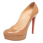 Christian Louboutin Pre-owned Pre-owned Laeder klackskor Beige, Dam