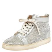 Christian Louboutin Pre-owned Pre-owned Laeder sneakers Gray, Dam