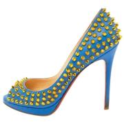 Christian Louboutin Pre-owned Pre-owned Laeder klackskor Blue, Dam