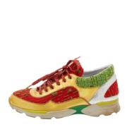 Chanel Vintage Pre-owned Laeder sneakers Multicolor, Dam