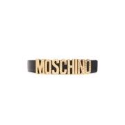 Moschino Läderbälte Black, Dam