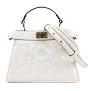 Fendi Vintage Pre-owned Laeder fendi-vskor White, Dam