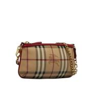 Burberry Vintage Pre-owned Canvas handvskor Brown, Dam