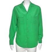 Ralph Lauren Pre-owned Pre-owned Silke toppar Green, Dam