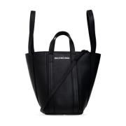 Balenciaga Vardaglig Nord-Syd S shopper väska Black, Dam