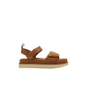 UGG ‘Goldenstar’ platåsandaler Brown, Dam