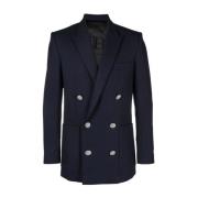 Balmain Snygg Blazer för Män Black, Herr