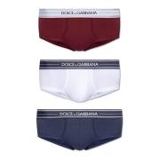 Dolce & Gabbana Märkeskalsonger tre-pack Multicolor, Herr