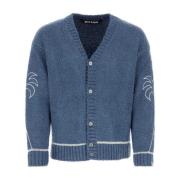 Palm Angels Air Force Blå Cardigan Blue, Herr