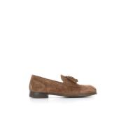 Alberto Fasciani Suede Tassel Loafers Brown, Dam