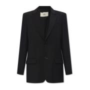 Ami Paris Blazer med slagkrage Black, Dam