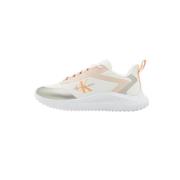 Calvin Klein Eva Runner Low Sneakers White, Dam