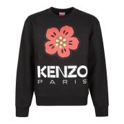 Kenzo Boke Blomma Sweatshirt Black, Herr