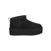 UGG Svarta Platform UGG Skor Black, Dam