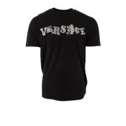 Versace Svart herr T-shirt Black, Herr