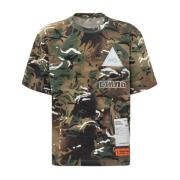 Heron Preston Grön Bomull T-Shirt Aw22 Multicolor, Herr