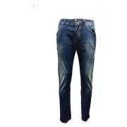 Jacob Cohën Vintage Dark Washed Slim-Fit Blå Jeans Blue, Herr