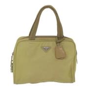 Prada Vintage Pre-owned Tyg prada-vskor Beige, Dam