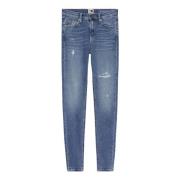 Tommy Hilfiger Skinny Jeans för Kvinnor Blue, Dam