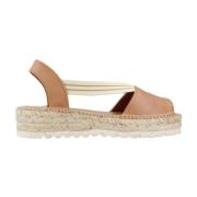 Toni Pons Flat Sandals Brown, Dam