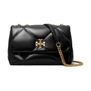 Tory Burch Svart Flap Axelväska Black, Dam