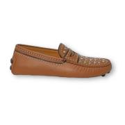 Tod's Macro Spegel Loafers Brown, Dam