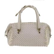 Bottega Veneta Vintage Pre-owned Laeder handvskor Beige, Dam