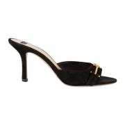 Elisabetta Franchi Slider Sandaler - Svart Black, Dam