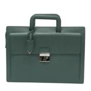 Dolce & Gabbana Pre-owned Pre-owned Laeder handvskor Green, Dam