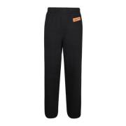 Heron Preston Bomulls Sweatpants med Logo Patch Black, Herr