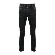 Dsquared2 Byxa 5 Fickor Jeans Black, Herr