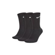 Nike Everyday Cush Crew 3pk, Svart Black, Unisex