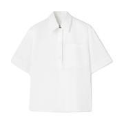 Jil Sander Vita Bomull T-shirts och Polos White, Dam