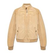 Maison Margiela Jacka med ståkrage Beige, Herr